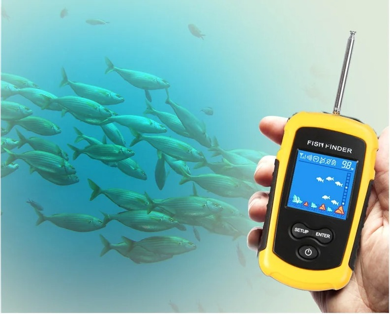 Buscador de Peces Inalámbrico, - Fishing Depth Finder reseña y precio