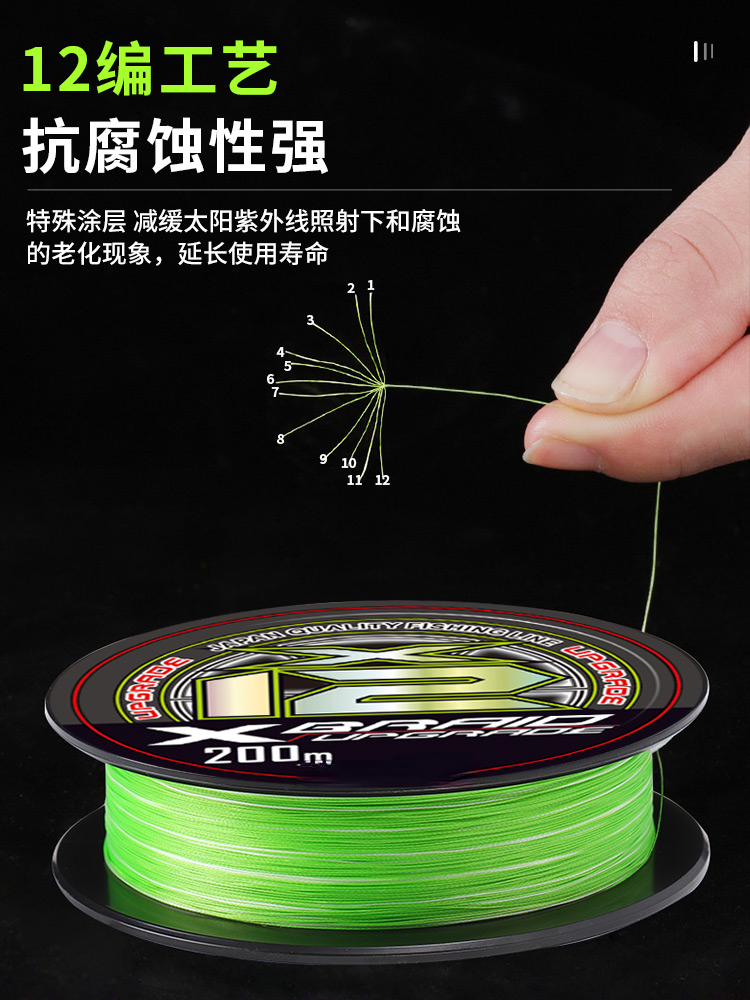 Línea YGKV8 trenzada importada - Fish Finder Cable reseña y precio