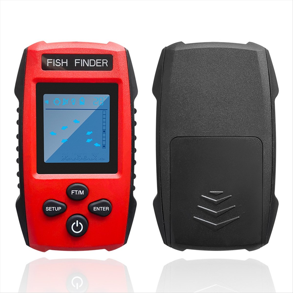 Buscador de peces LCD a color, - Fishing Depth Finder reseña y precio