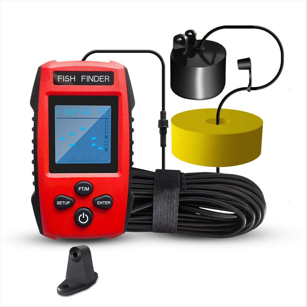 Buscador de peces LCD a color, - Fishing Depth Finder reseña y precio